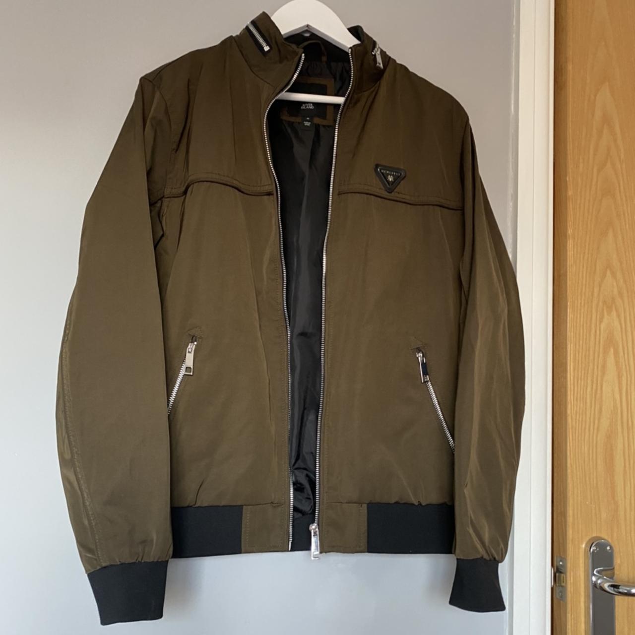Men’s River Island Khaki jacket Size M,