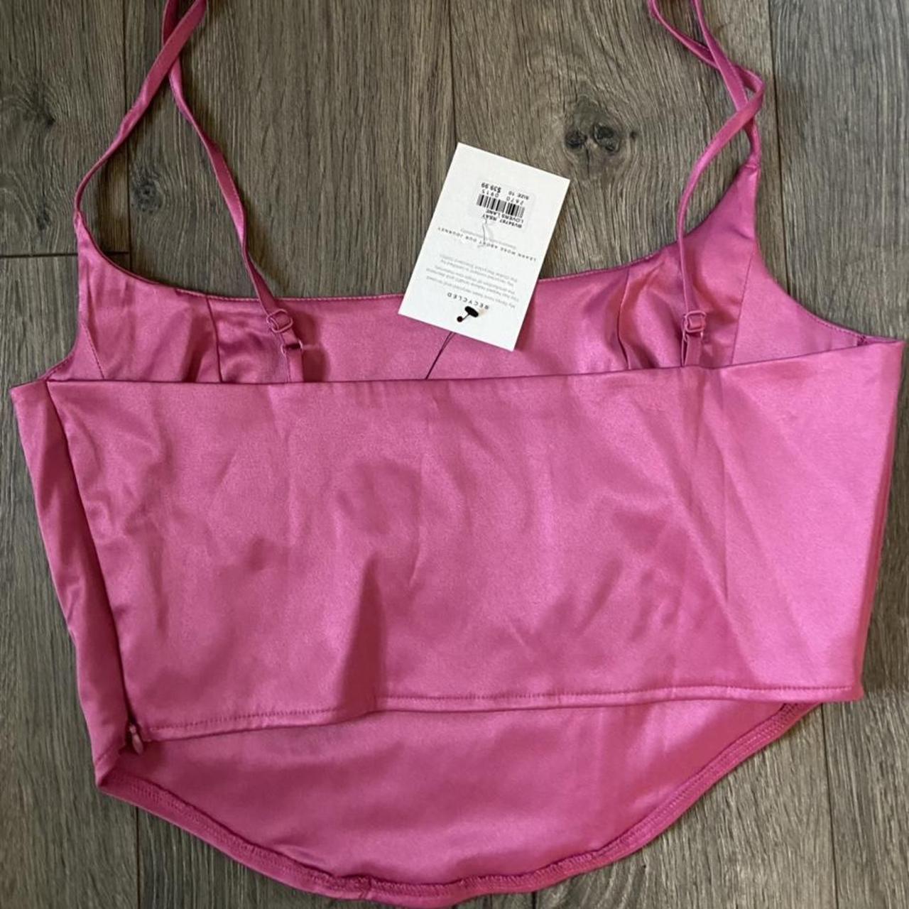 Glassons satin corset top. Size us 6. NWT. Sold out... - Depop