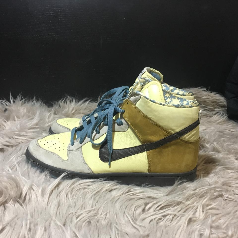 nike dunk high lemonade light sand