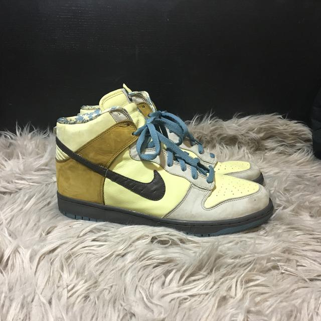 nike dunk high lemonade light sand