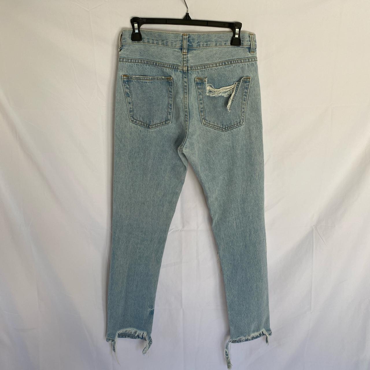 Brandy Melville high waisted ripped jeans size XS.... Depop