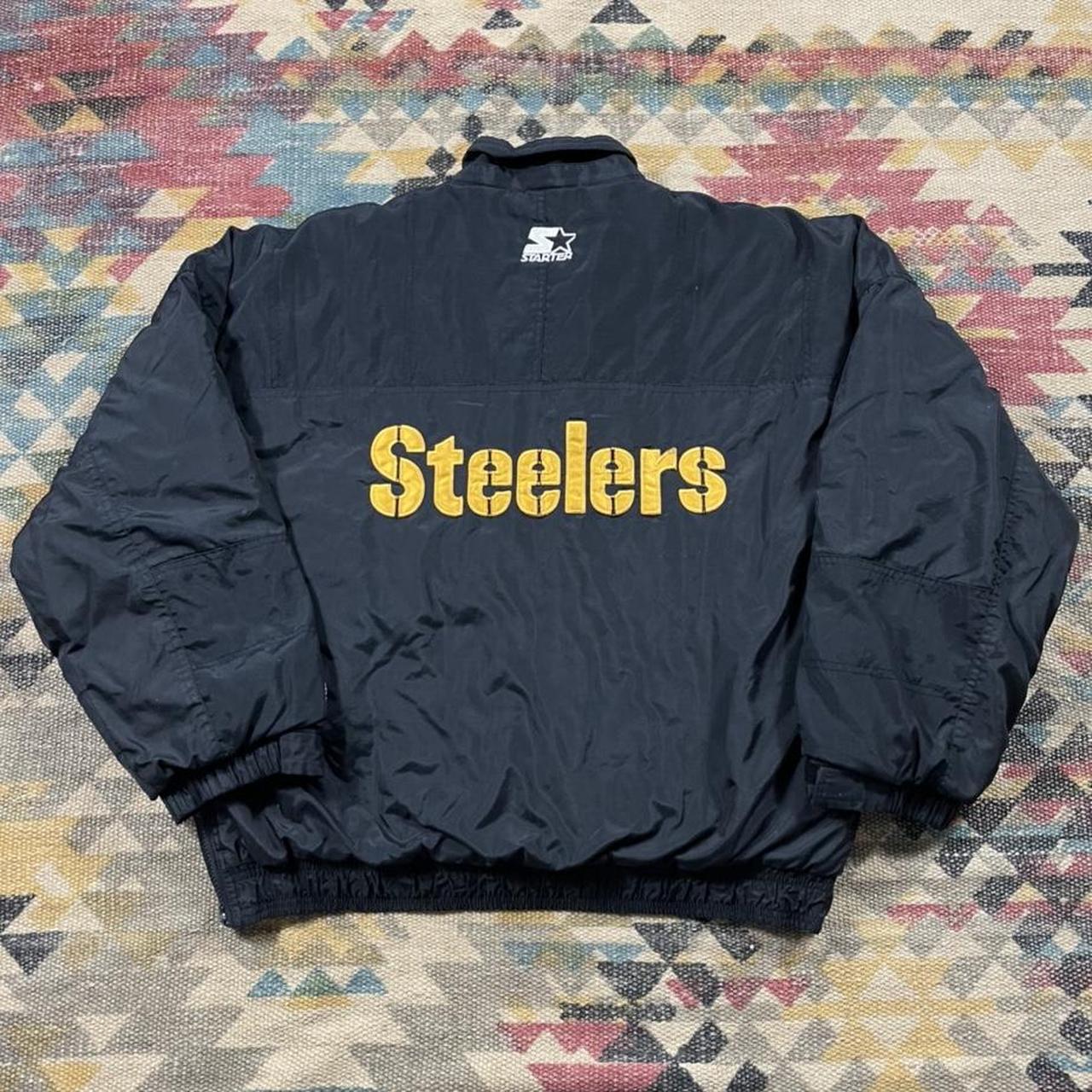 steelers starter jacket 90s