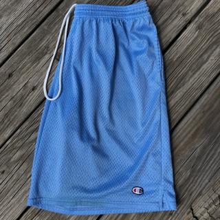 light blue champion shorts