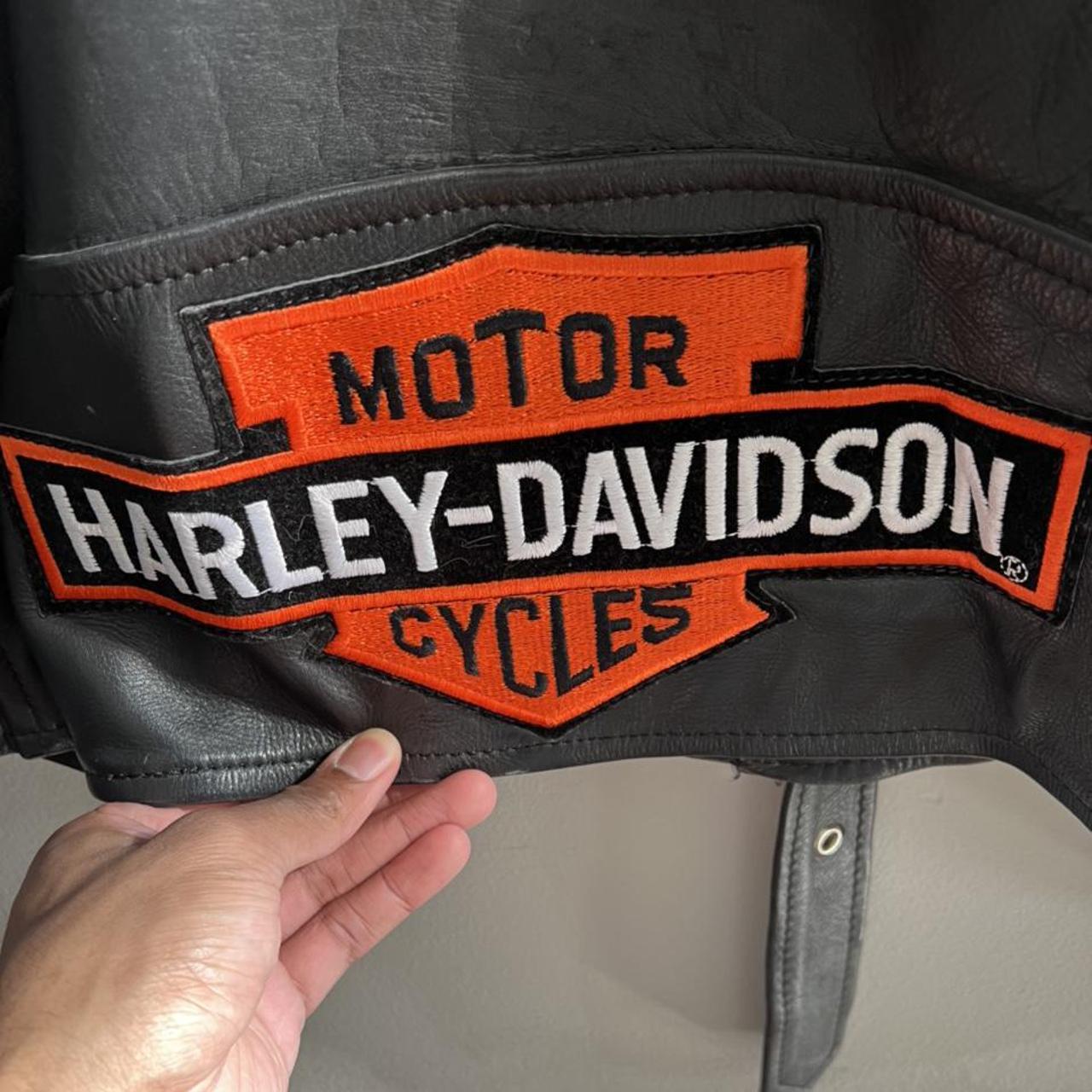 Vintage authentic leather Harley Davidson... - Depop