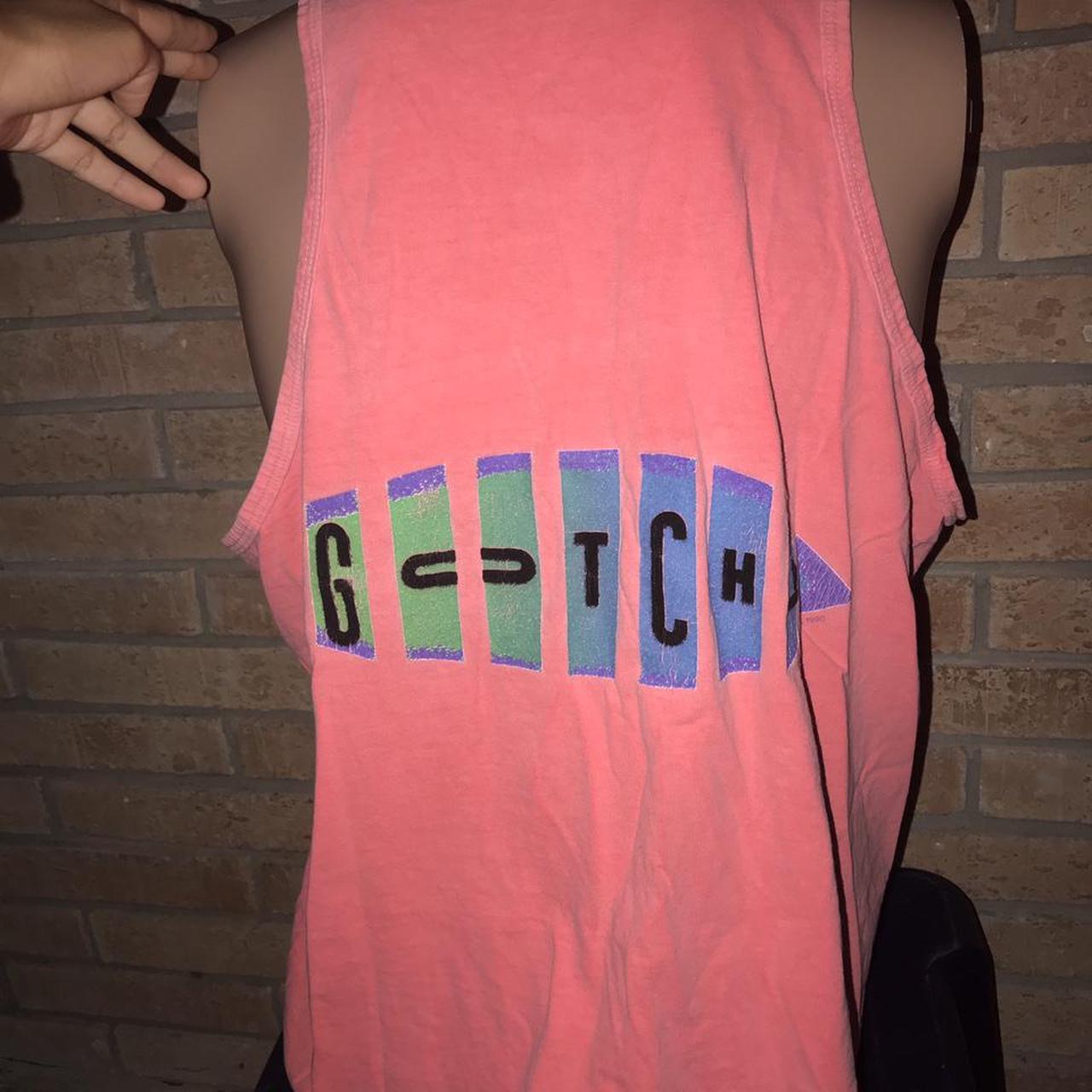 Gotcha Men's Orange and Pink Vest | Depop