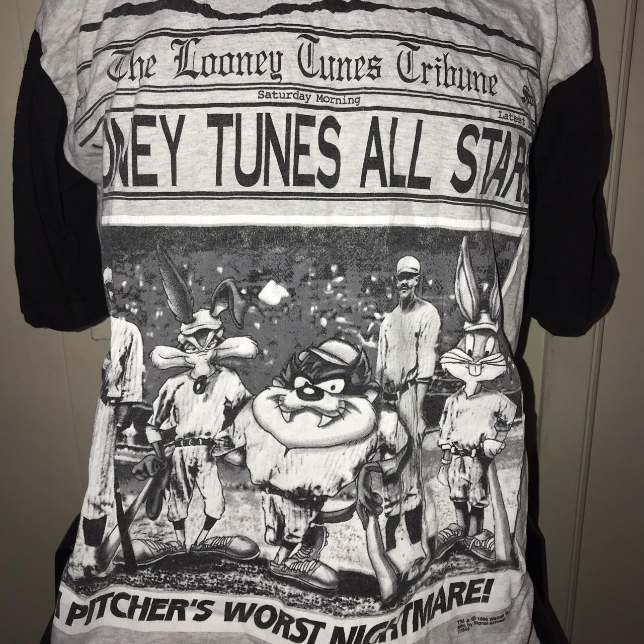 Kleding Herenkleding Overhemden & T-shirts T-shirts T-shirts met print Vintage ‘95 Looney Tunes ‘All Star Game’ Baseball Shirt 