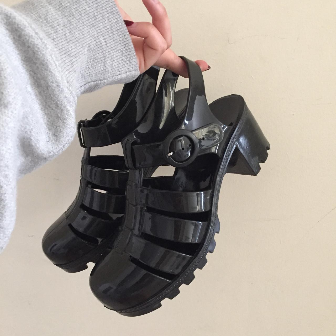 Jelly shoes from American Apparel They