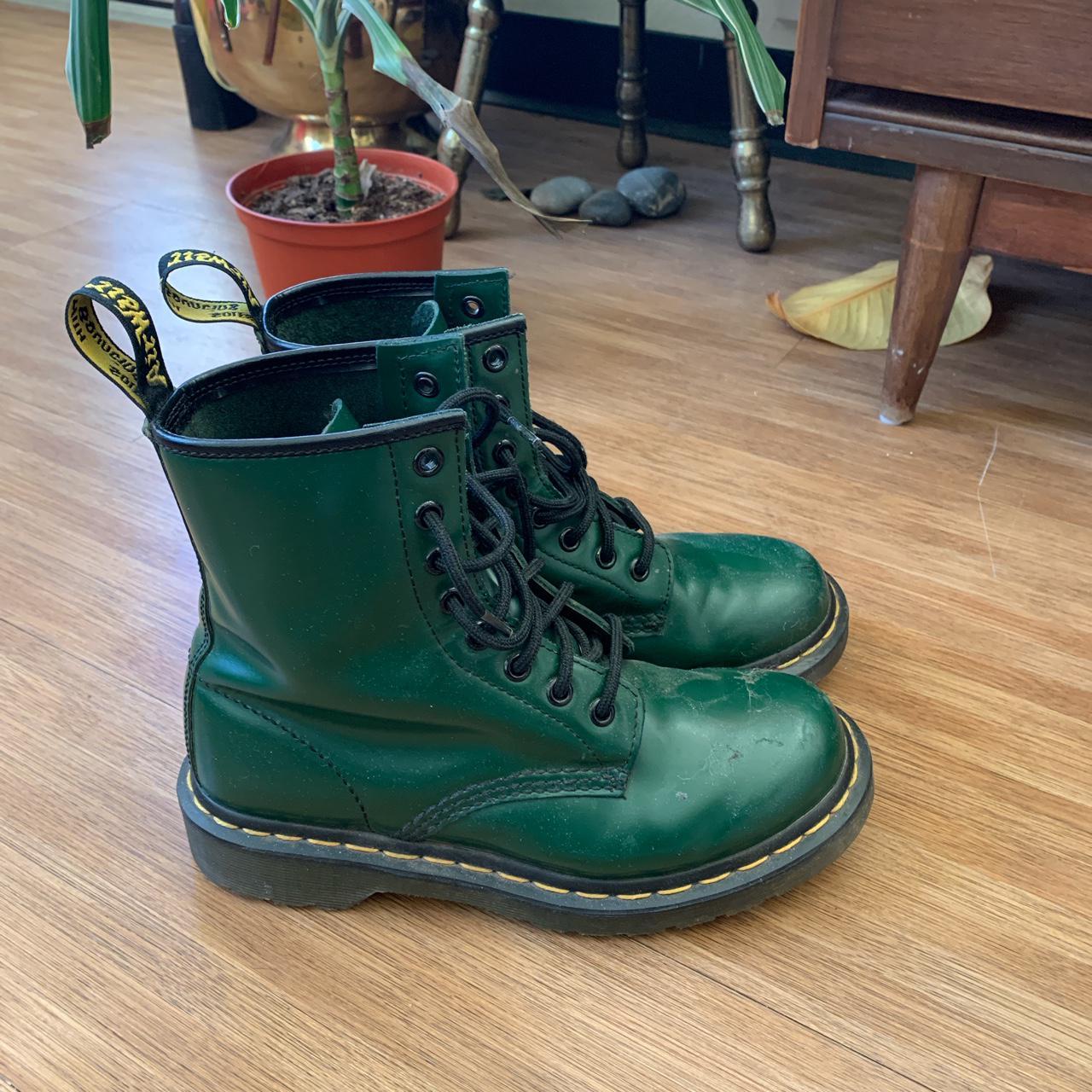 forest green doc martens