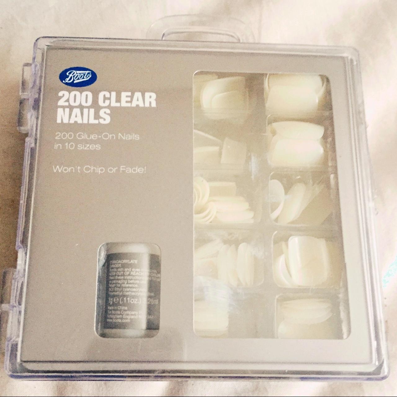 boots 200 clear nails