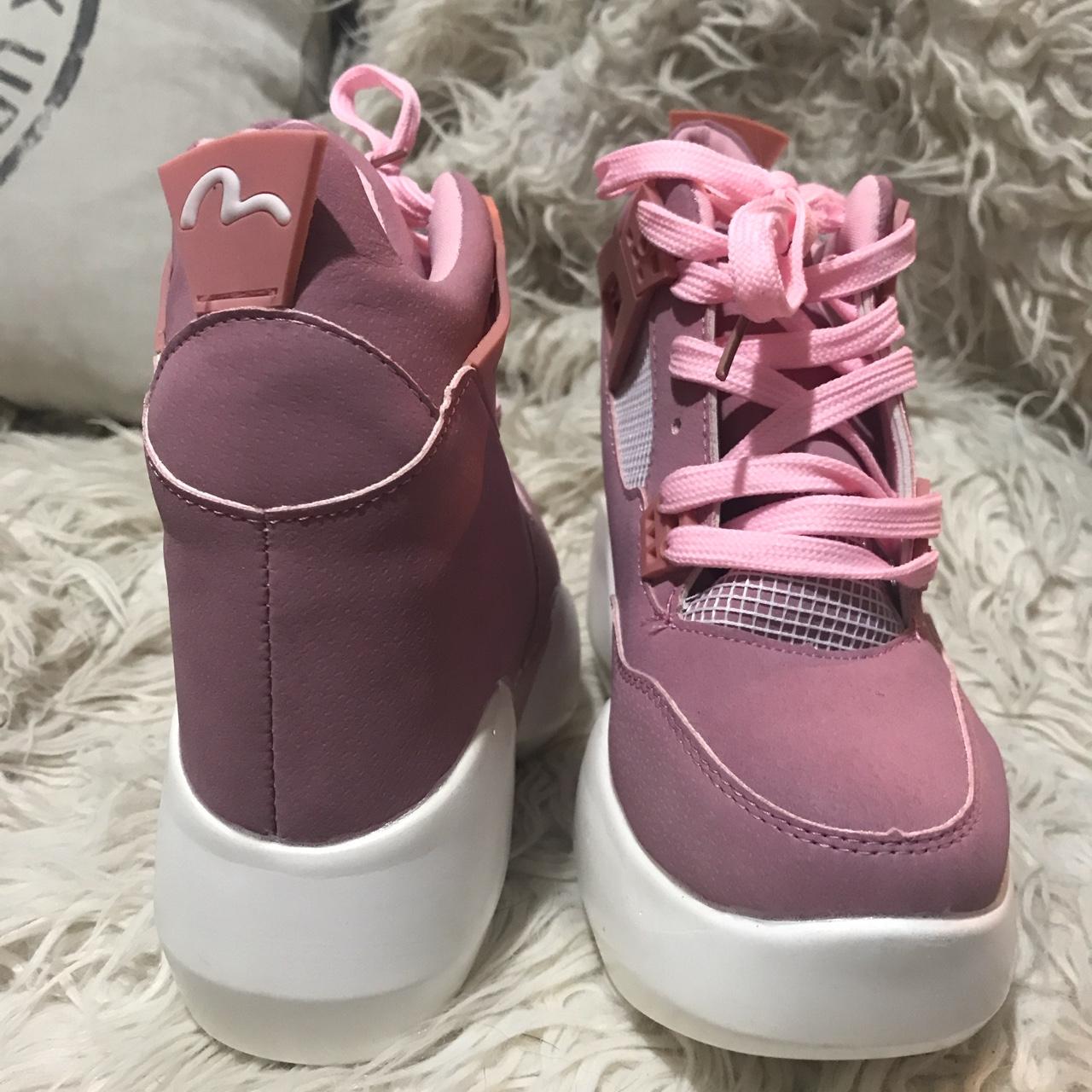 platform trainers pink