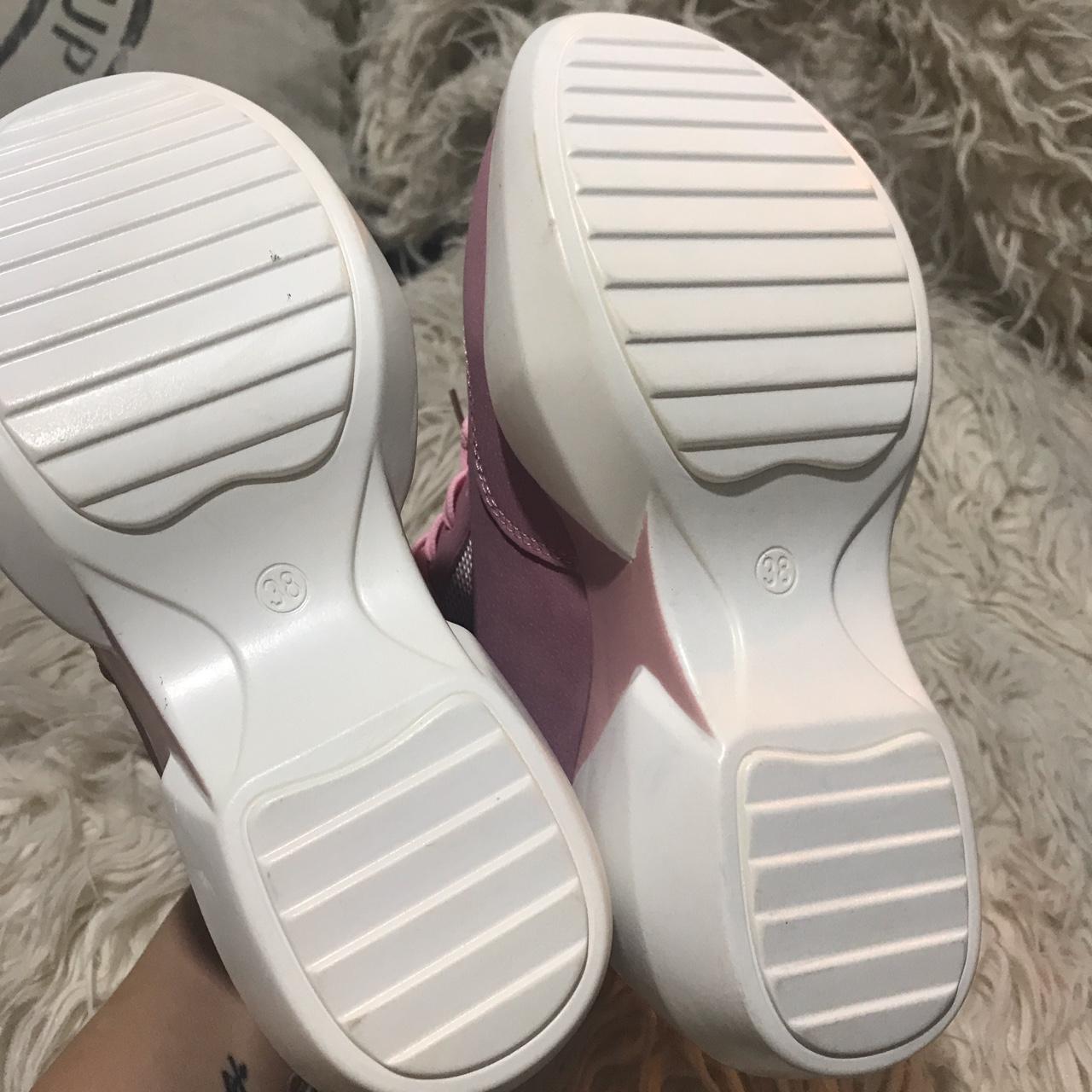 platform trainers pink