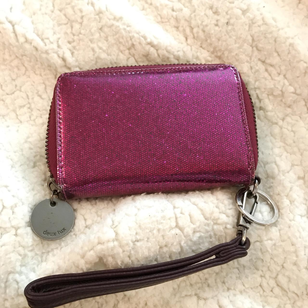Deux Lux pink spiked wallet. Comes with a keychain - Depop
