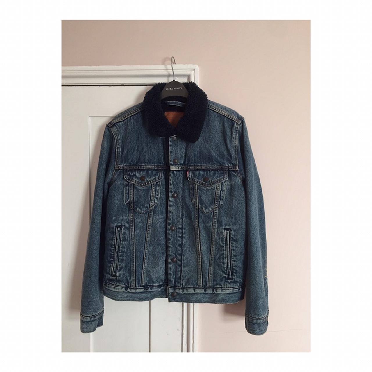 Levi's premium Sherpa Trucker Jacket BRAND Depop