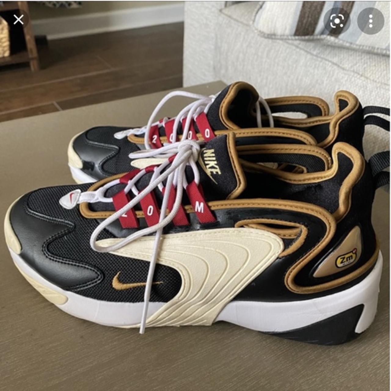 Nike zoom 2k and gold sneakers Too small for... -
