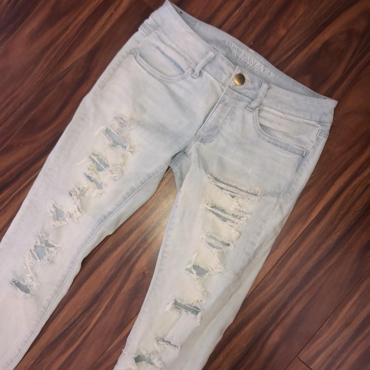 American eagle Jeggings Light washed Great - Depop