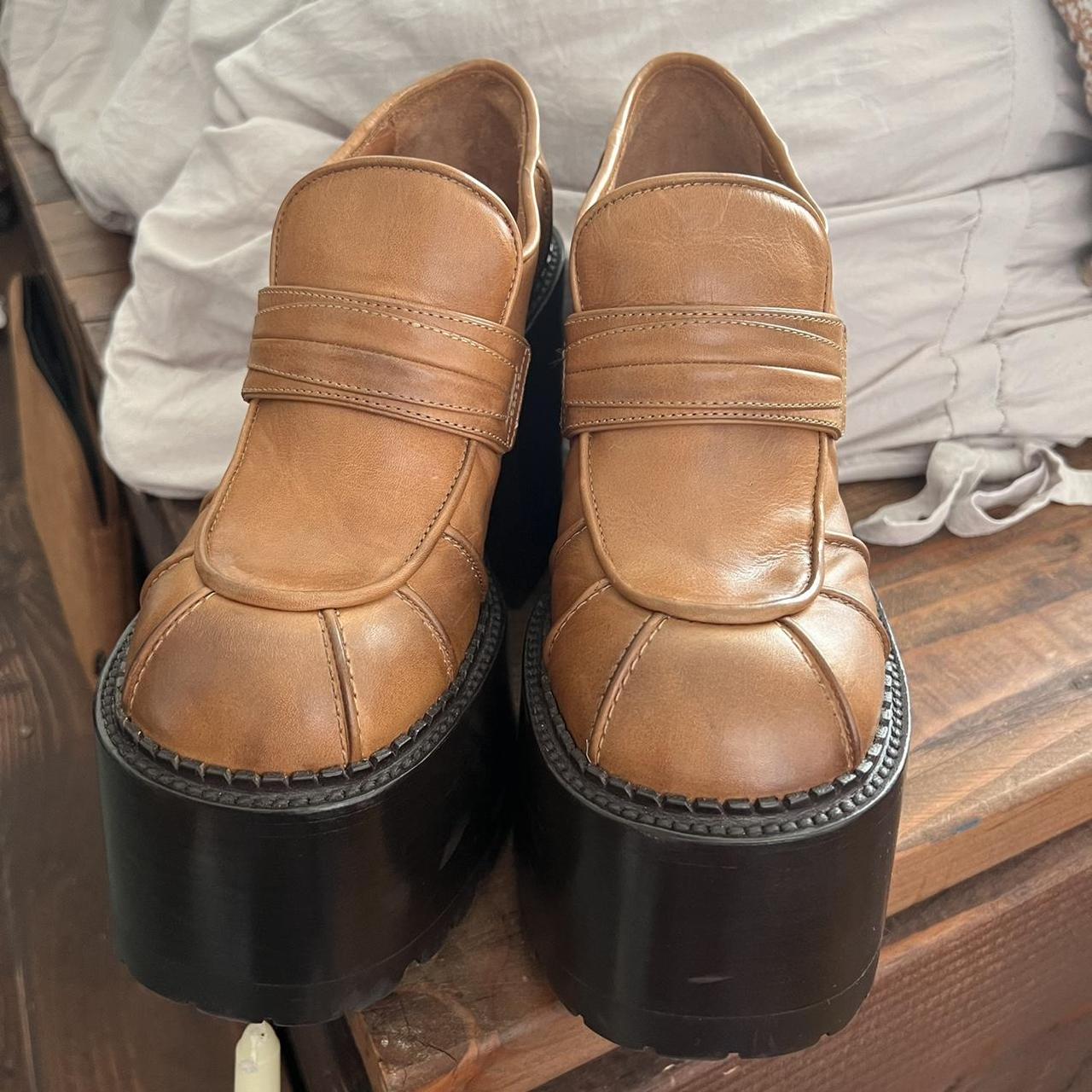 Marc jacobs discount brown platform shoes