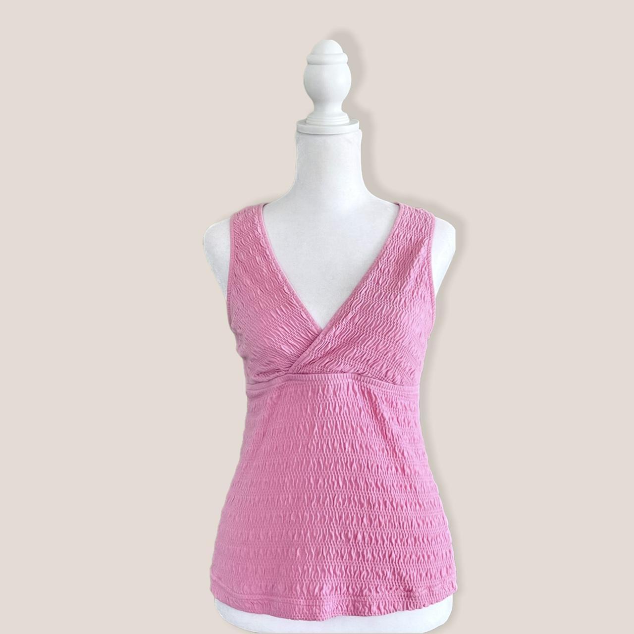 Mossimo Womens Activewear Tank Top Solid Crew Neck Sleeveless Pink Siz –  Goodfair
