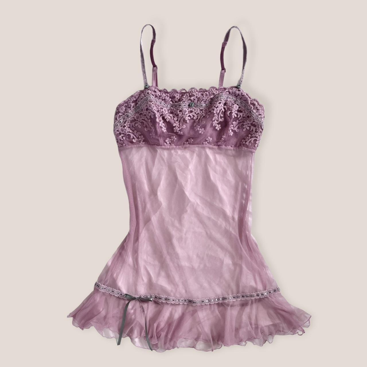 Product Image 4 - ✿Lilac sheer lace chemise✿
The prettiest