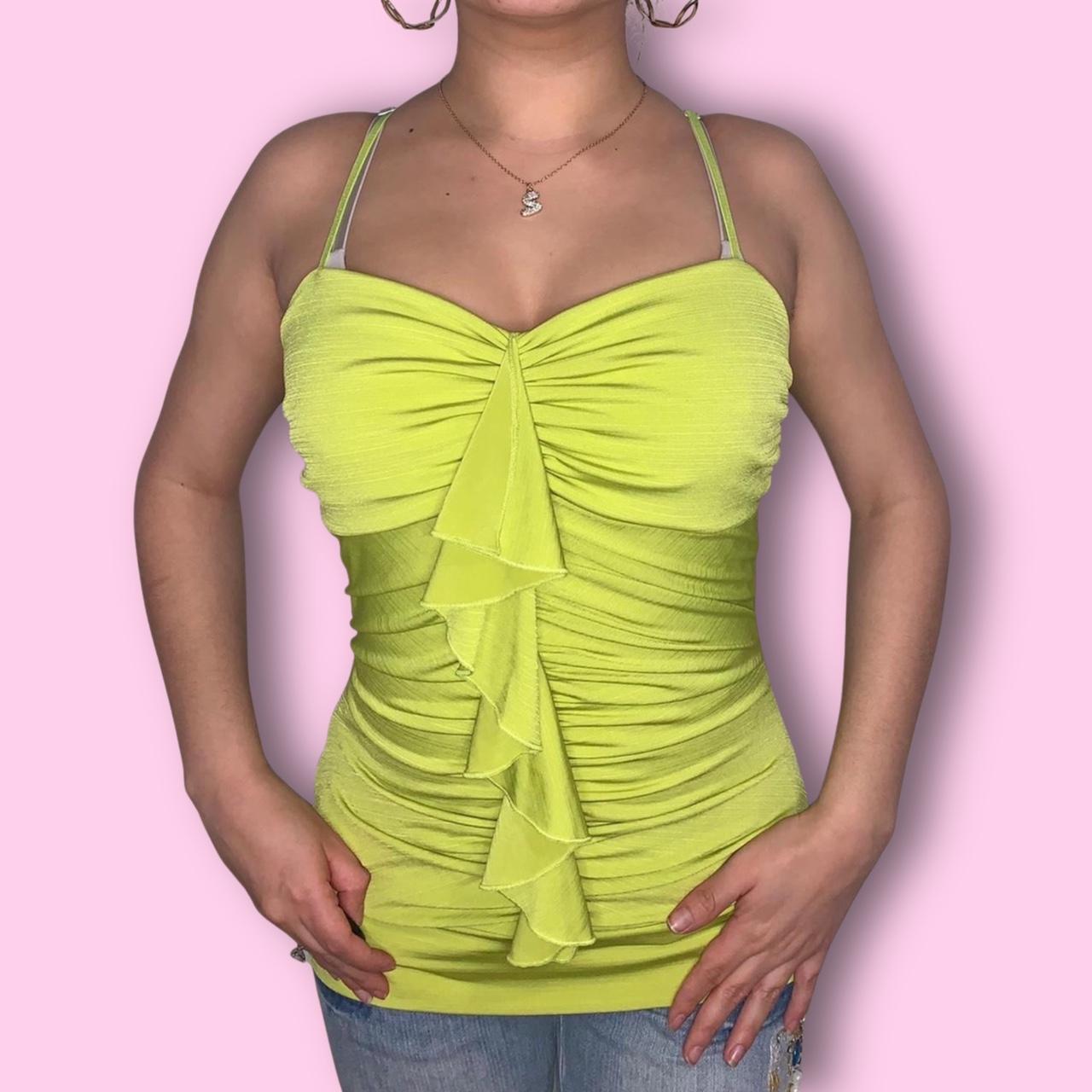 Ruched Built-In Bra Tank