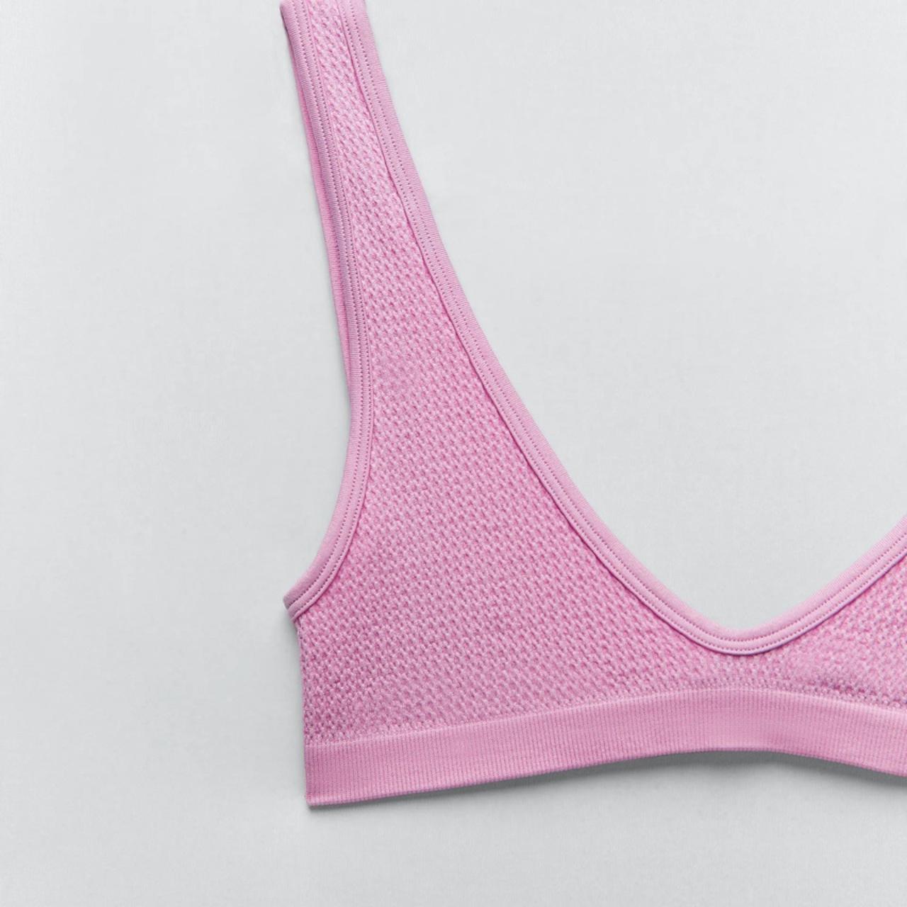 Zara pink seamless top - Sold out everywhere - Depop