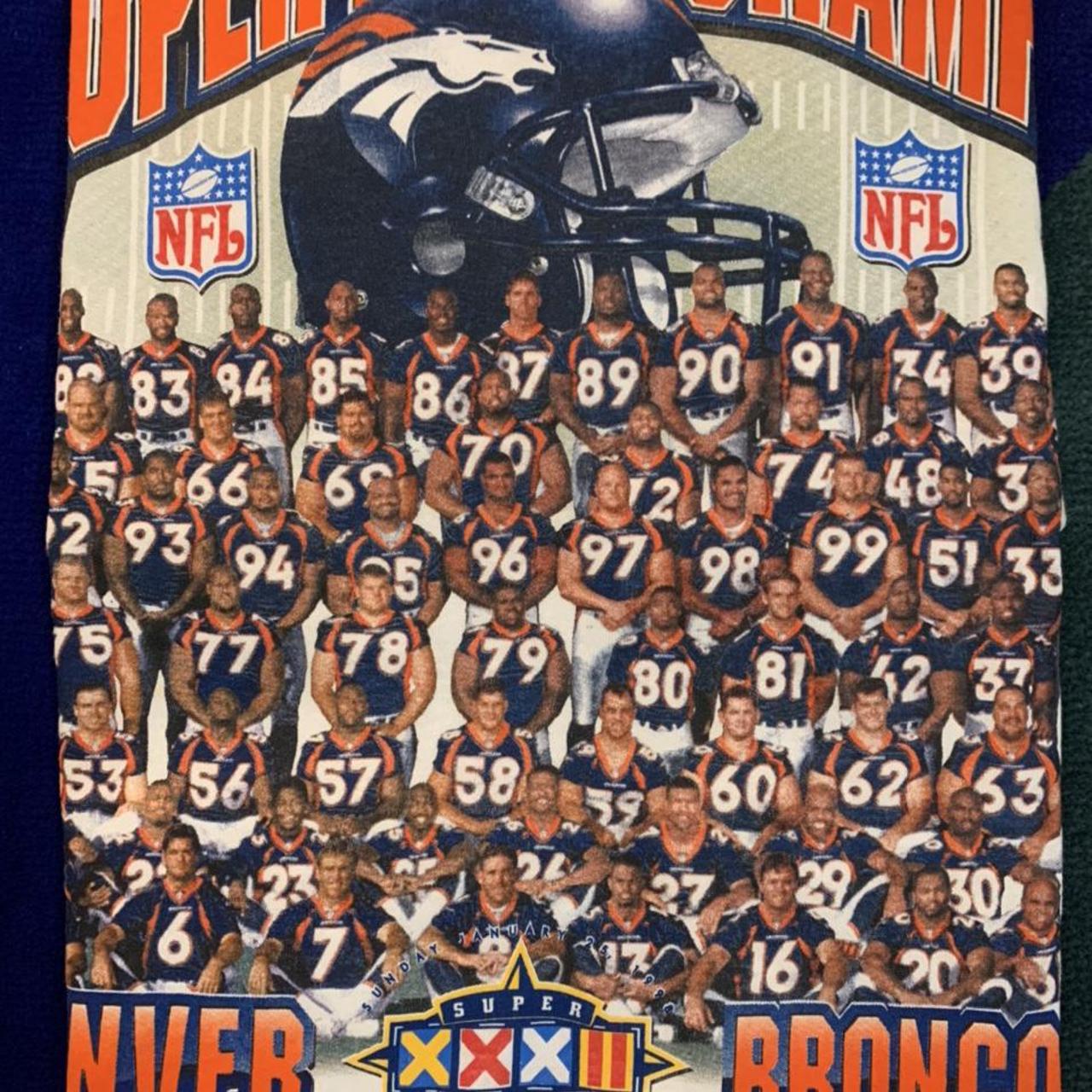 Vintage 1999 Starter Super Bowl 33 Denver Broncos Vs Atlanta