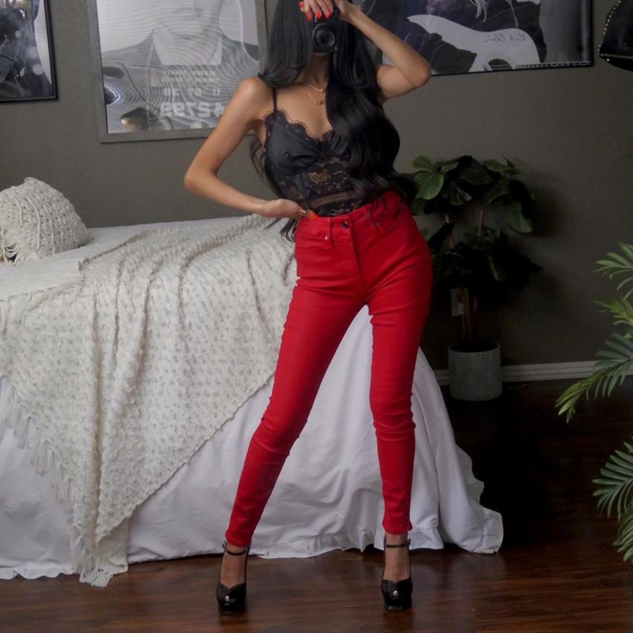  Women's Red Jeans