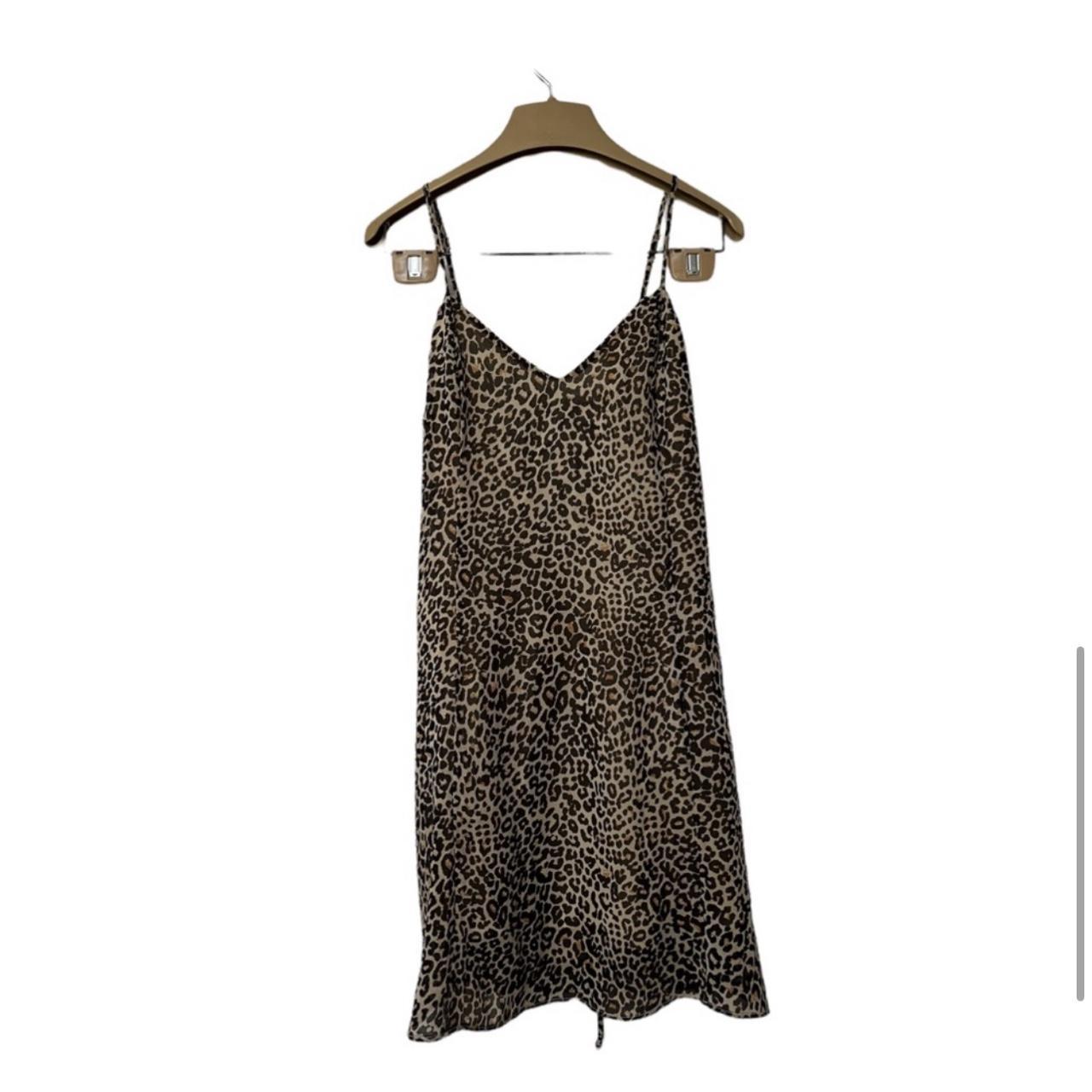 Urban Outfitters Cheetah Animal Print Strappy Lace... - Depop