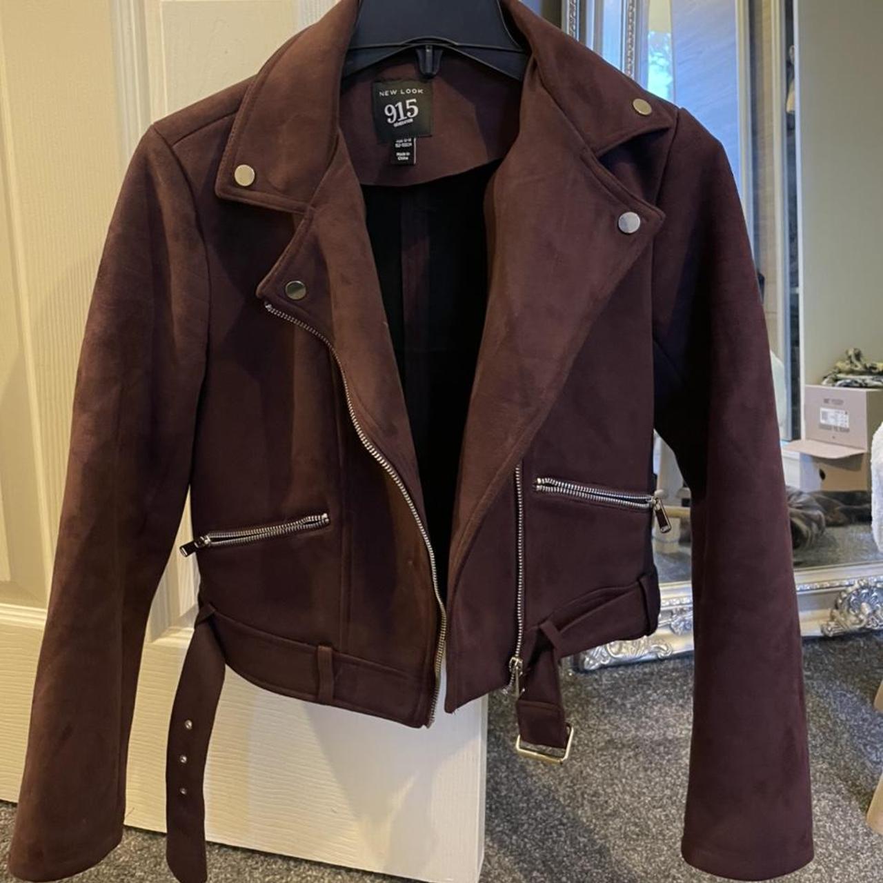 New look suede jacket 💗 sized as age 12-13 but I’m... - Depop