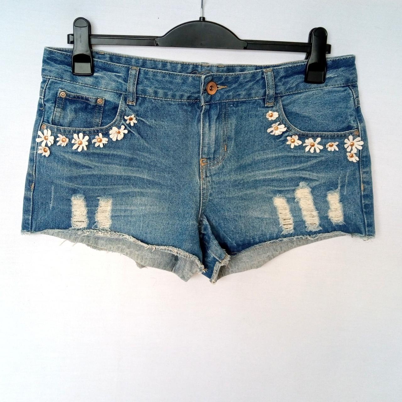 Women's Blue Shorts Depop