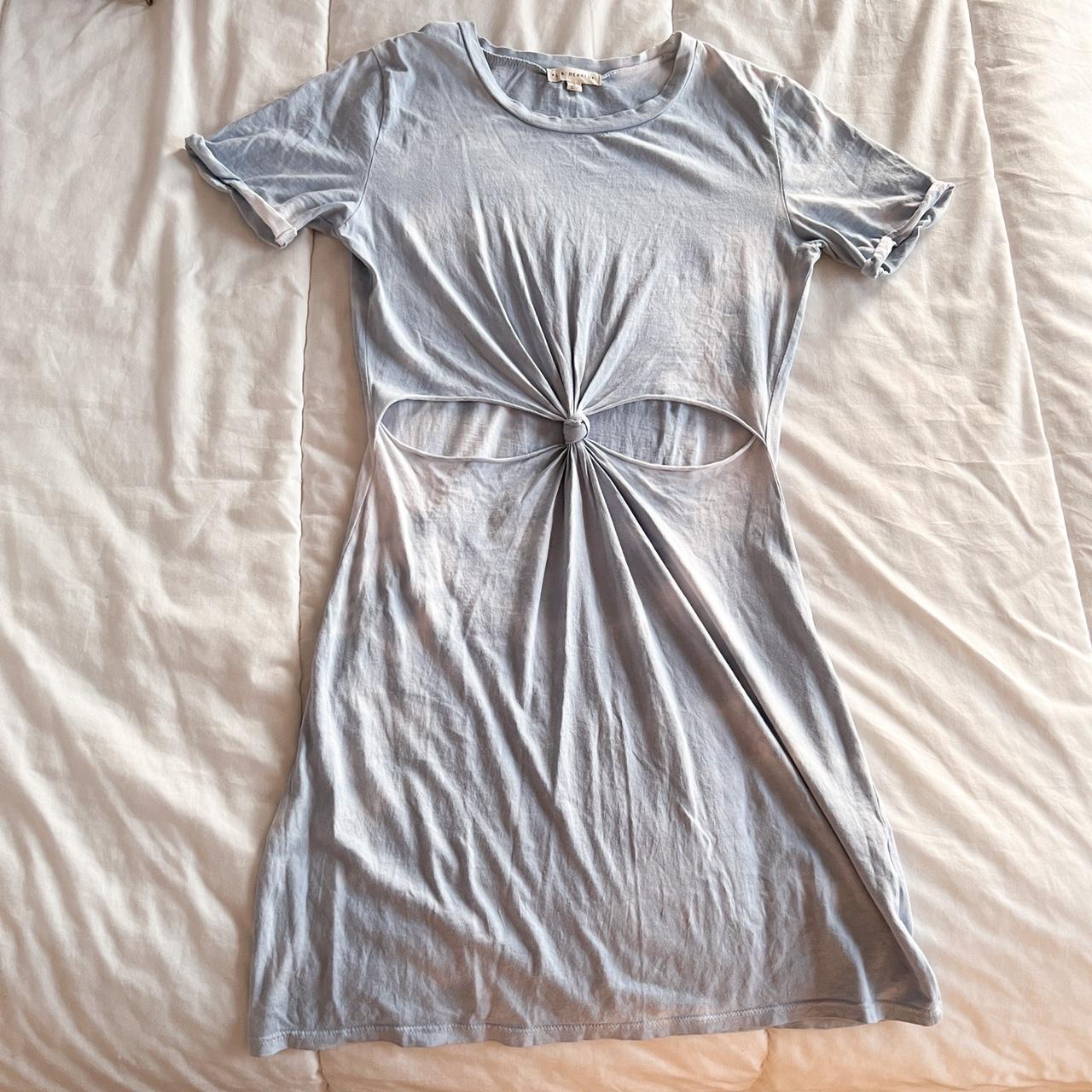 PacSun Women's Blue and White Dress (3)