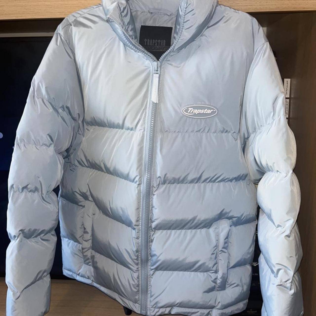 Trapstar Hyperdrive Light Blue Puffer - Depop