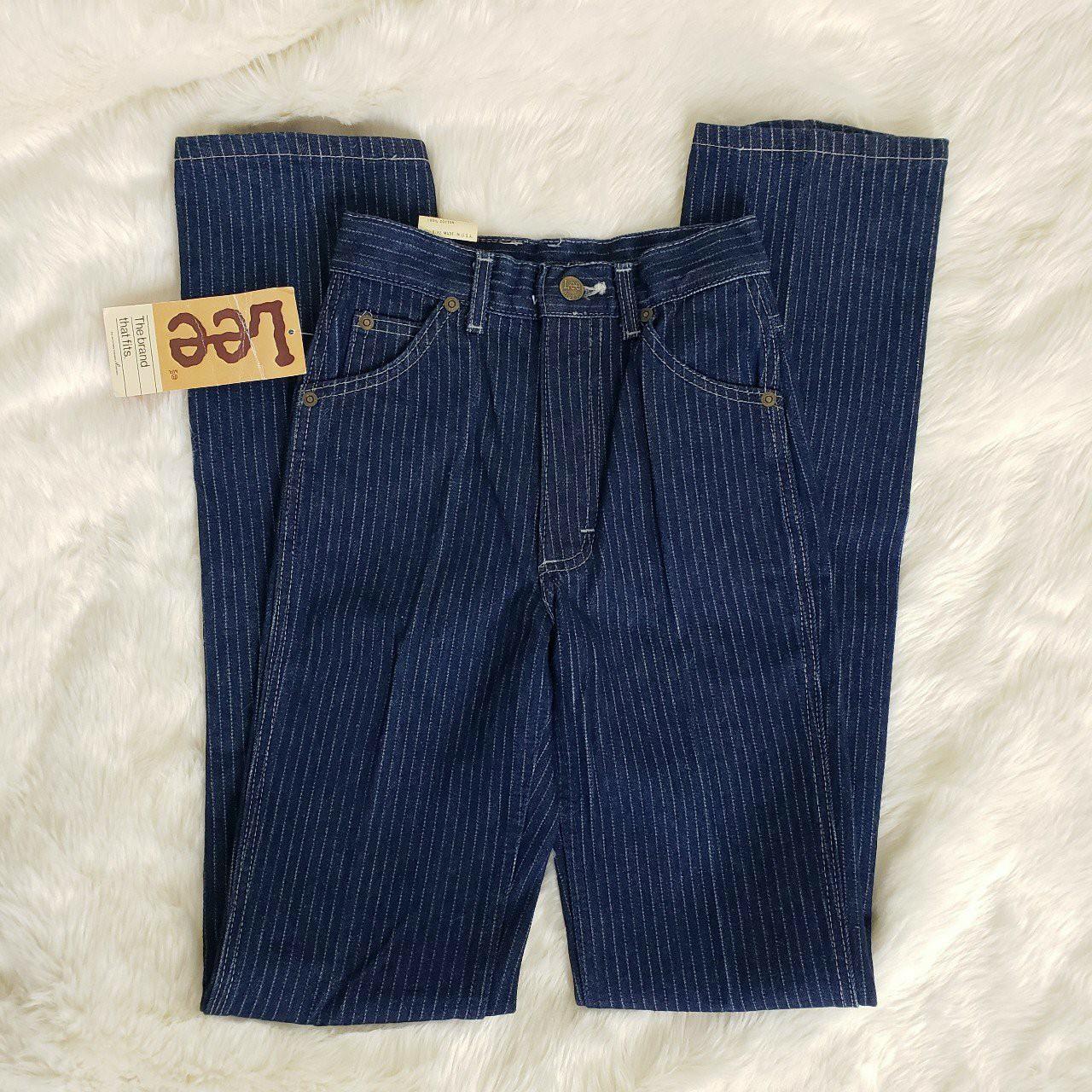 deadstock vintage pastel pink lee corduroy skinny trousers