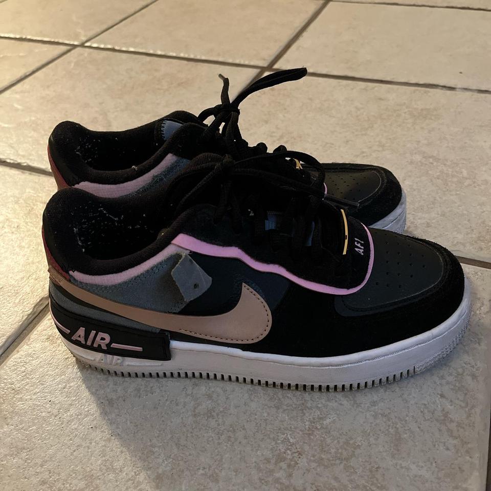 2020 Women s Air Force 1 Shadow Black Light Arctic Depop