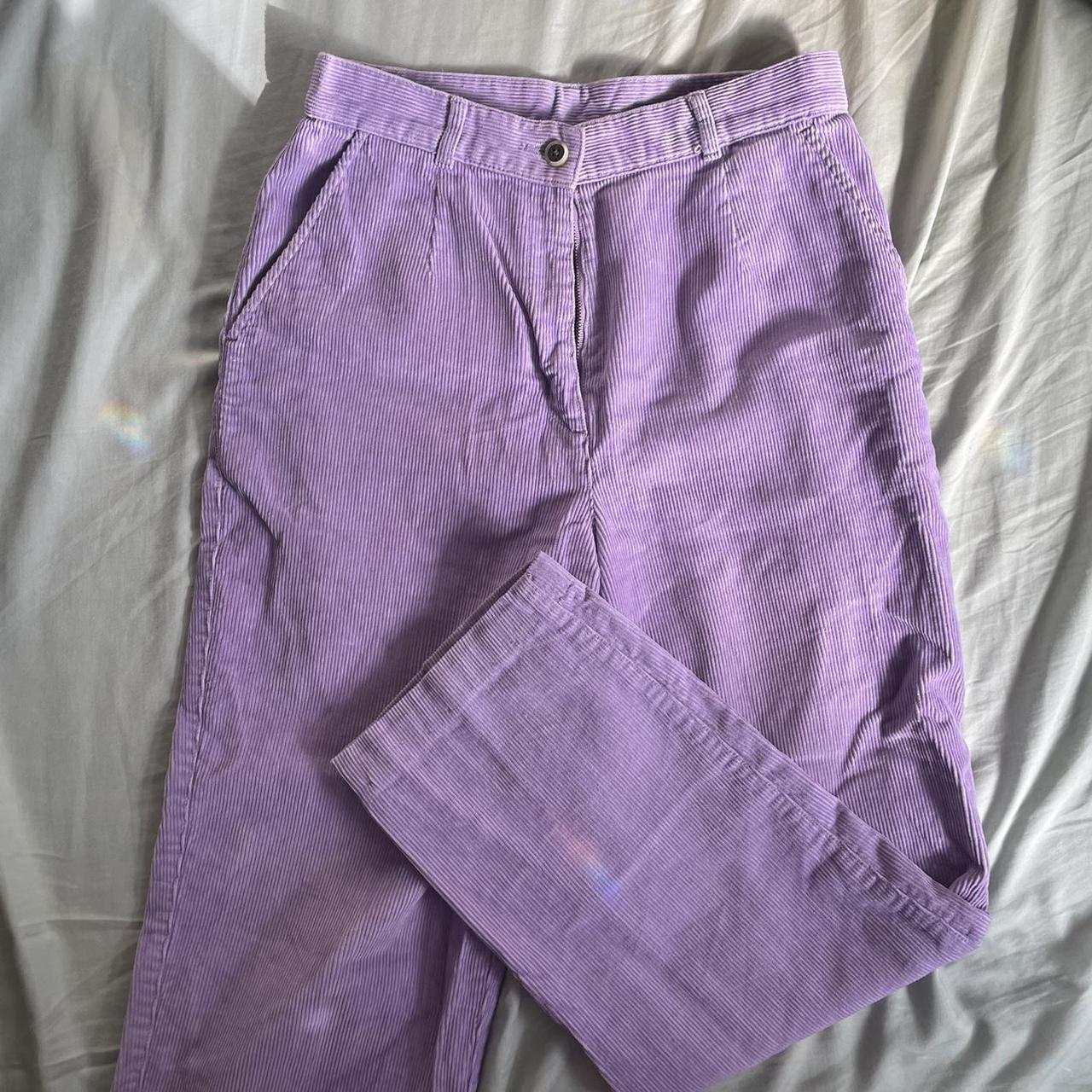 Paterson Wide Leg Lavender Corduroy Skate Pants | Zumiez