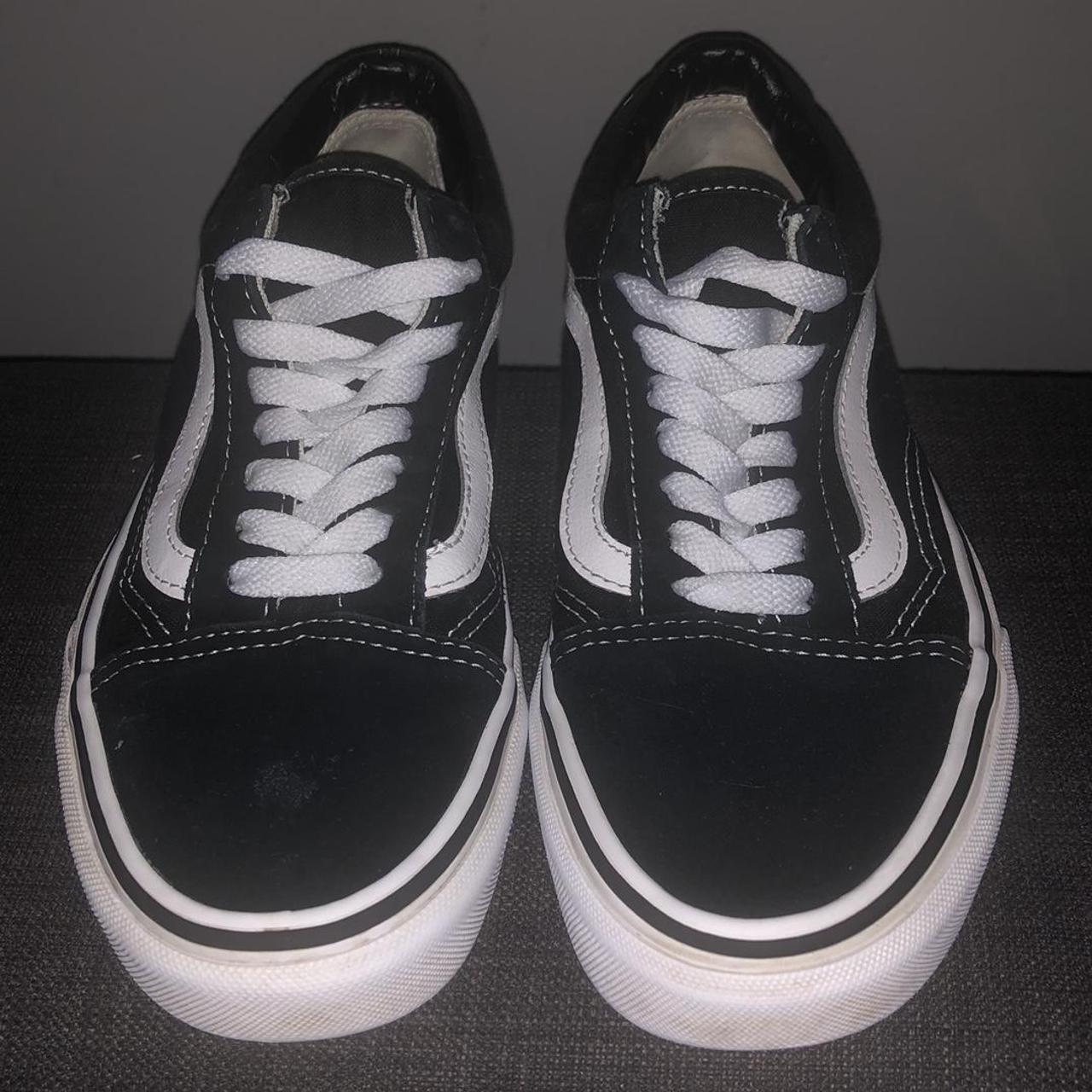 🖤 Vans Off The Wall 🖤 Black Old Skool Style 🖤 UK... - Depop