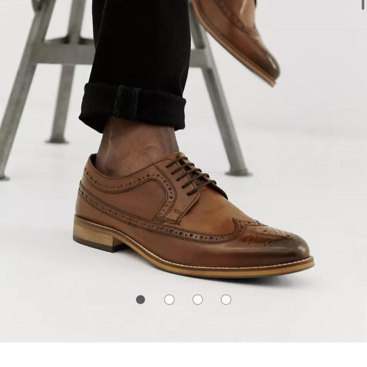 asos brown brogues