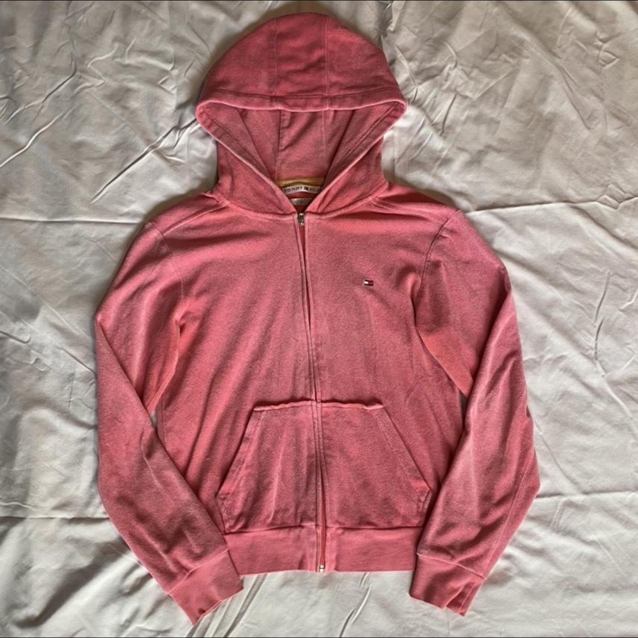 terry cloth zip up hoodie from Tommy Hilfiger... Depop