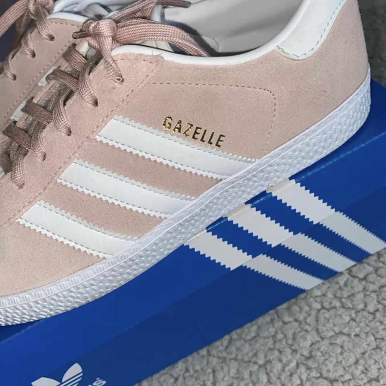 Pale Icy Pink Adidas Gazelle Trainers. Adidas... Depop