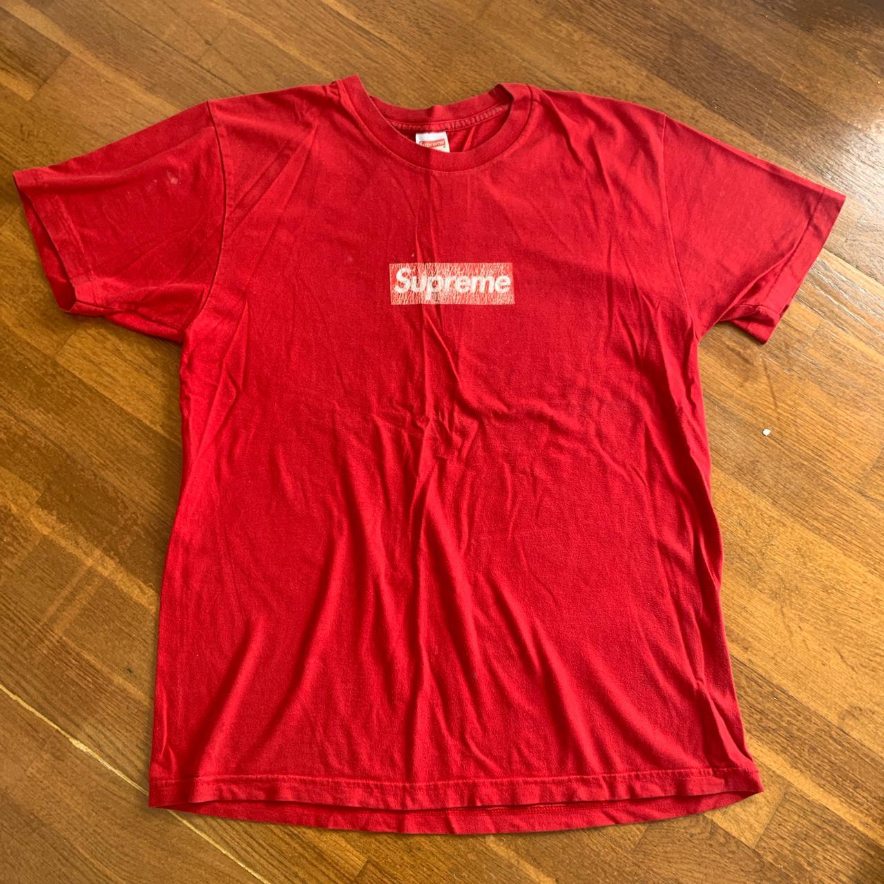 Supreme Men's Red T-shirt | Depop