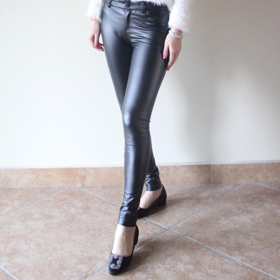 Calzedonia Leather Pants (Size S and Size M are - Depop