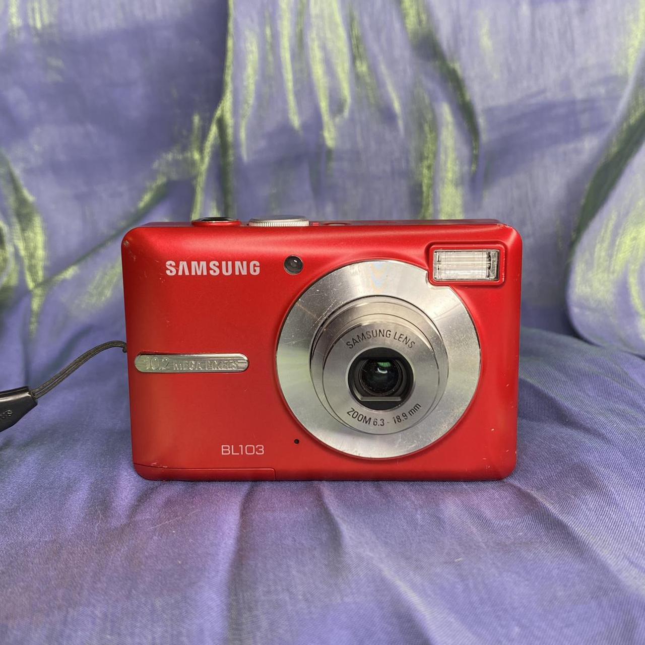 Samsung BL103 Digital Camera Compact cherry red... Depop