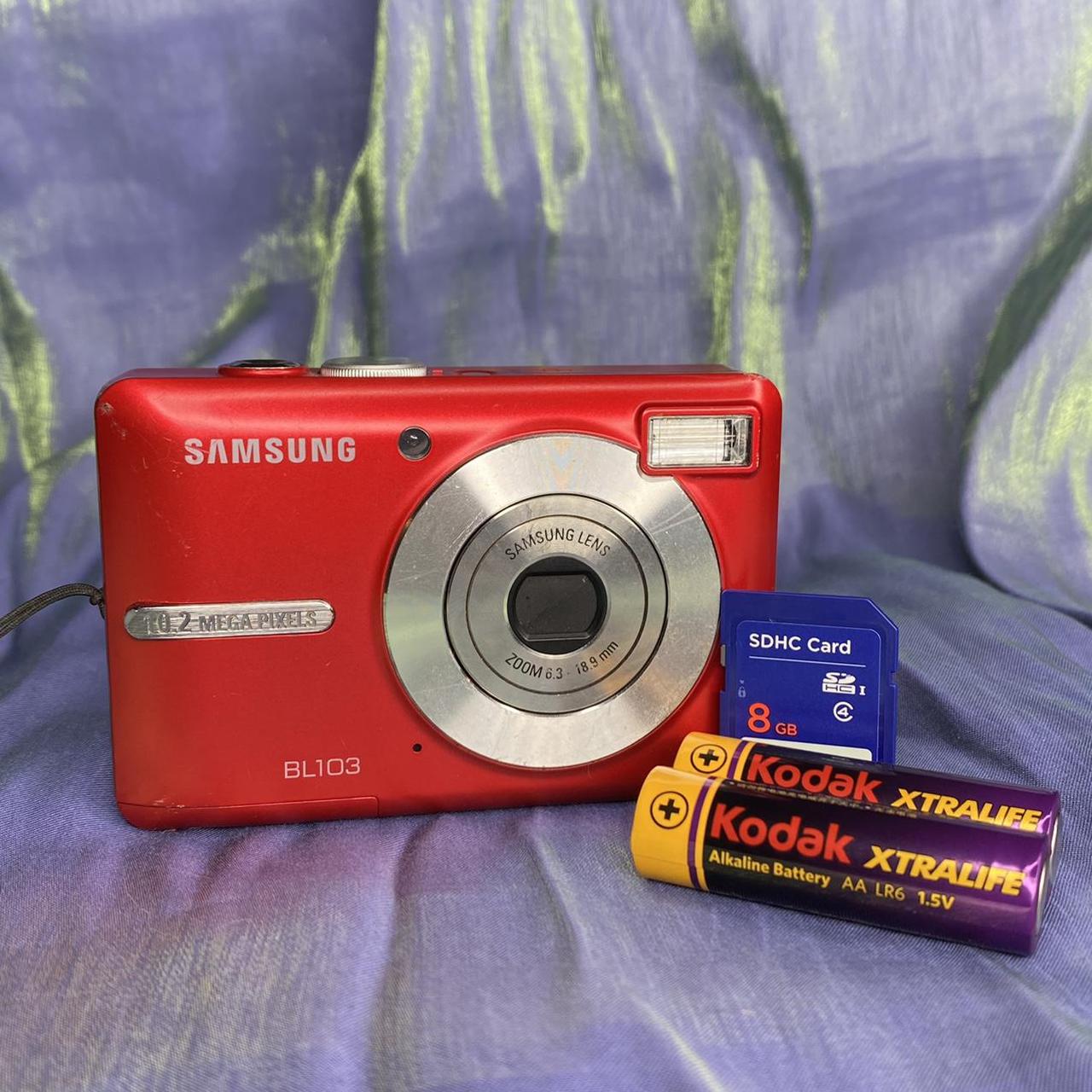 Samsung BL103 Digital Camera Compact cherry red... Depop