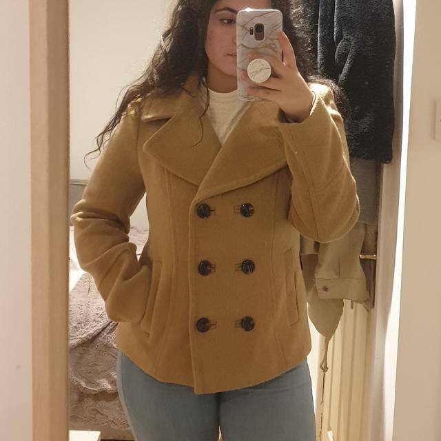 F&f camel shop coat