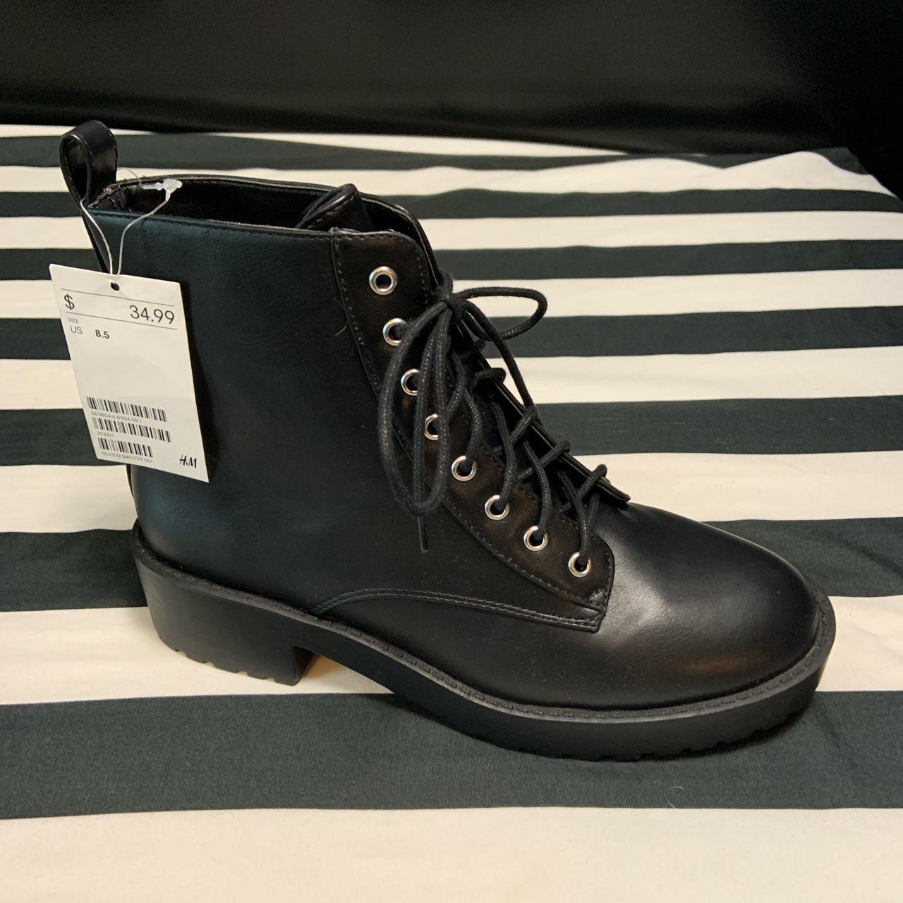 H&M Combat Boots - Size 8.5 Womens These have never... - Depop
