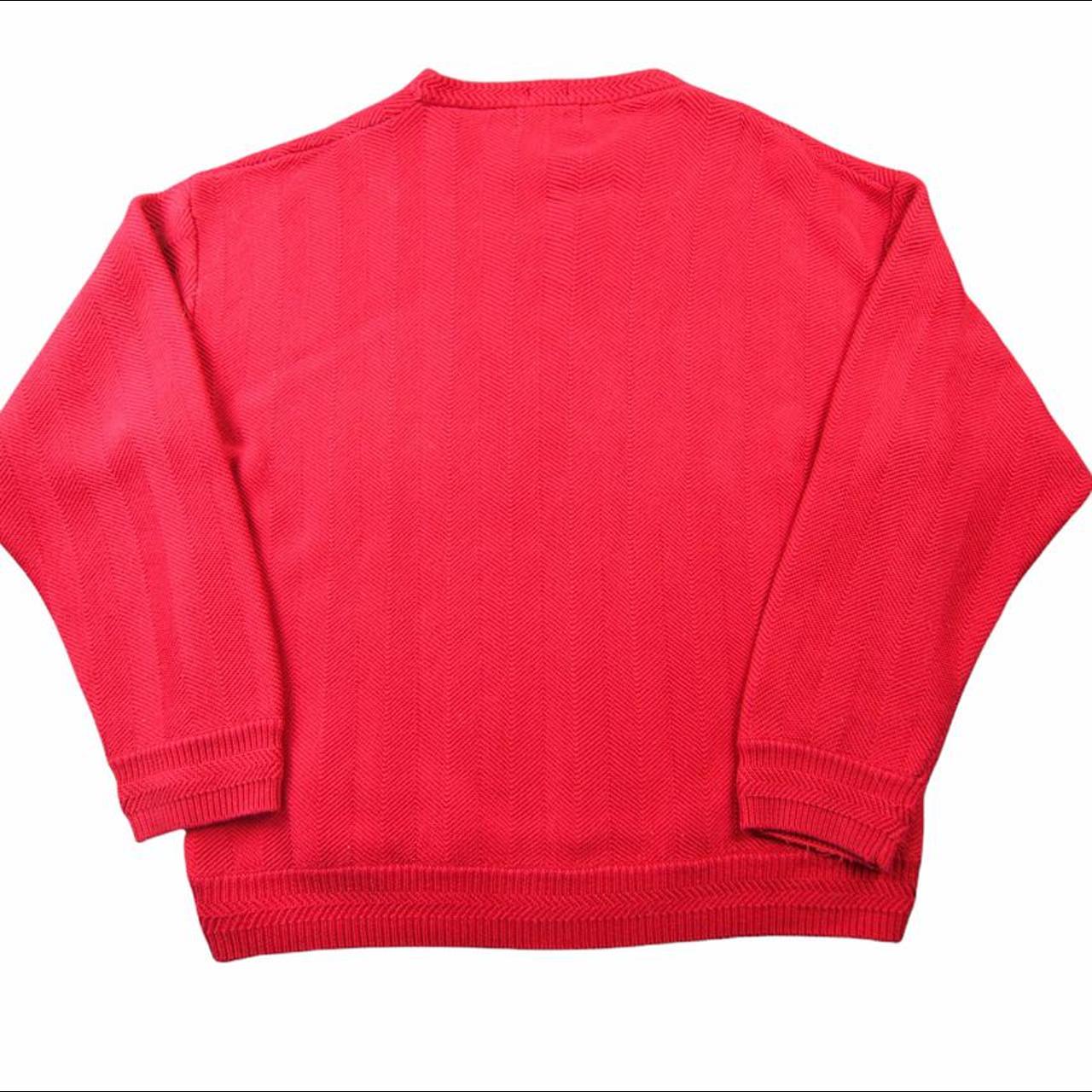 Chaps Men's Red Sweatshirt Depop