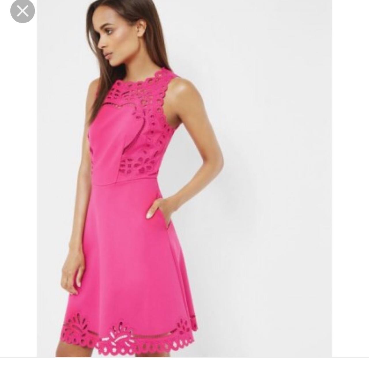 Ted baker neon deals pink dress