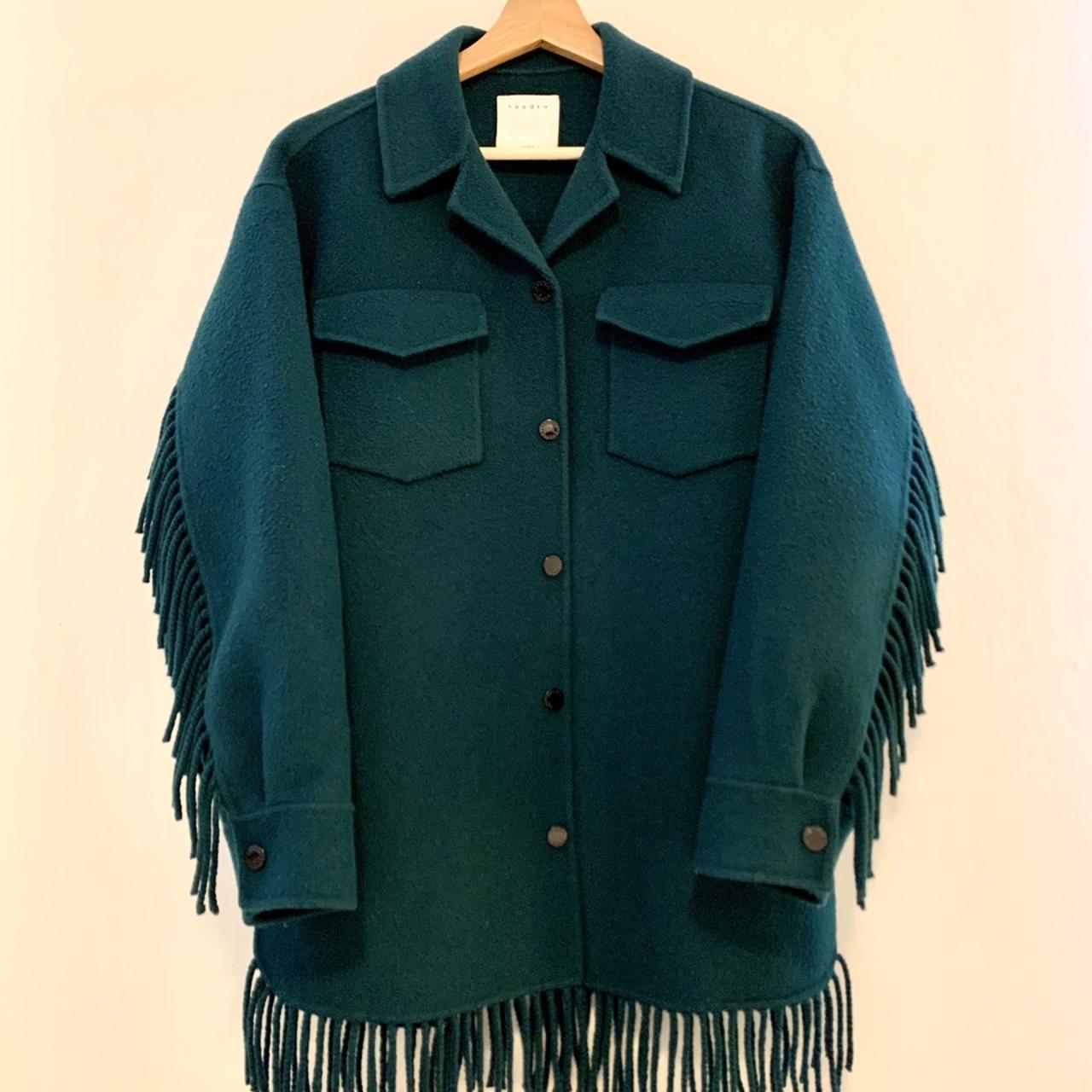 Sandro 2025 fringe coat