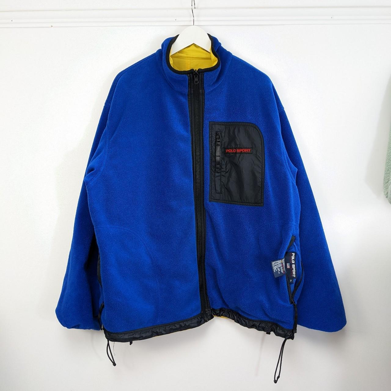 Vintage 90s Polo sport reversible jacket. Ralph - Depop