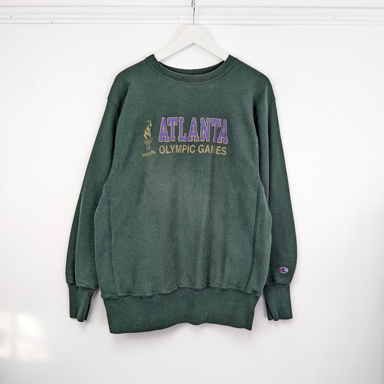 Atlanta 1996 Olympic games sweatshirt. Green with... - Depop