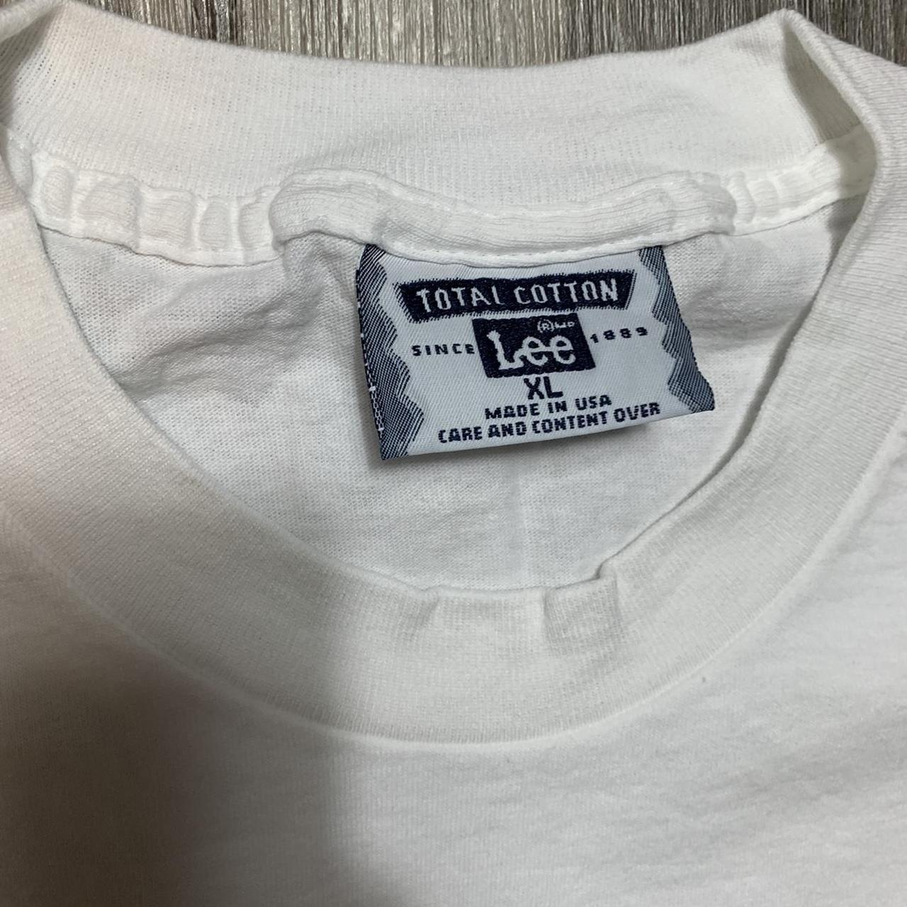 Vintage 90s Lee Jeans Promo T Shirt Measurements... Depop